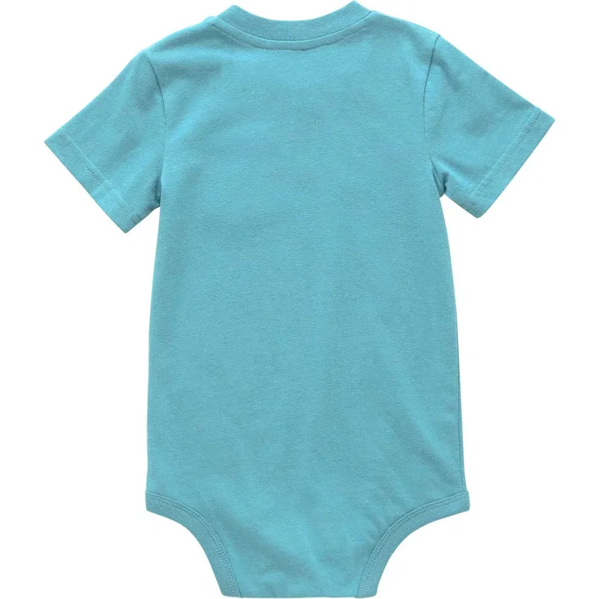 Body con manguitos cortos y bolsillo para niños (bebé)