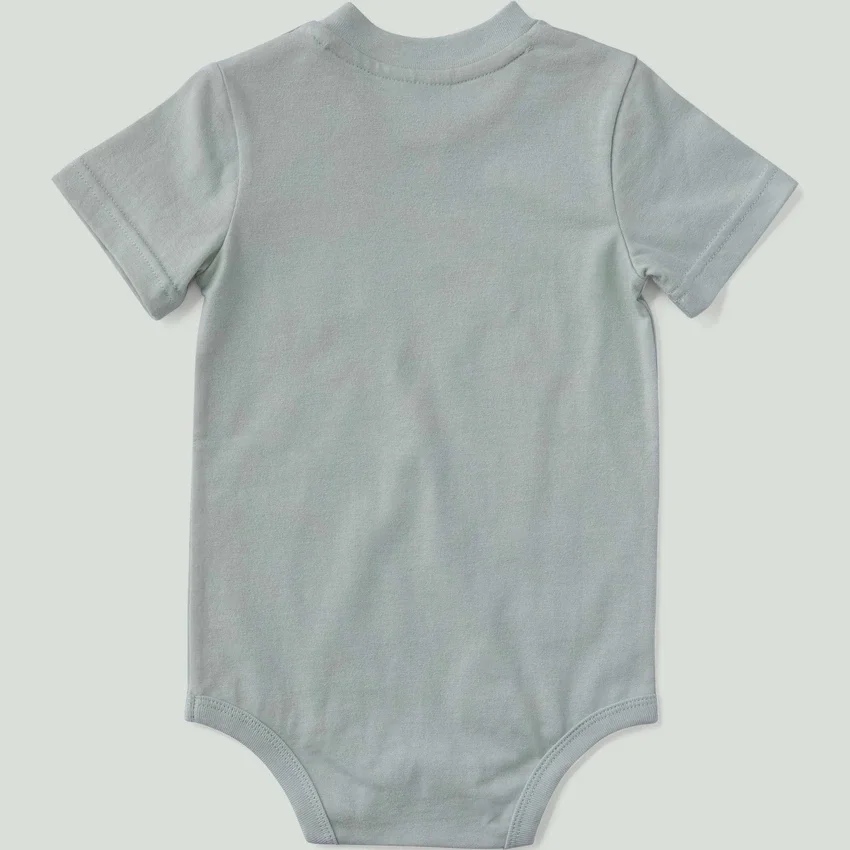 Body con manguitos cortos y bolsillo para niños (bebé)