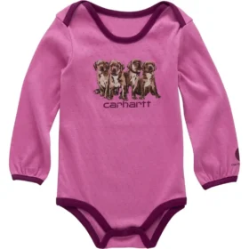 Body con manguitos «Puppy» para niña (bebé)