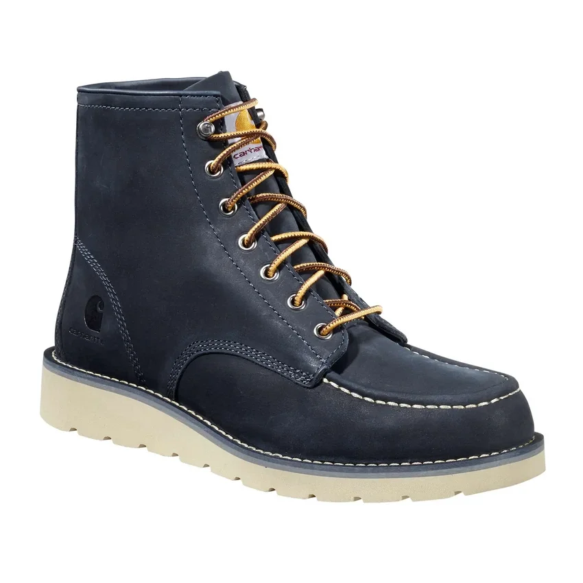 Bota con cuña y puntera Moc de 6"