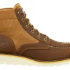 Bota con cuña y puntera Moc de 6"