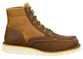Bota con cuña y puntera Moc de 6"