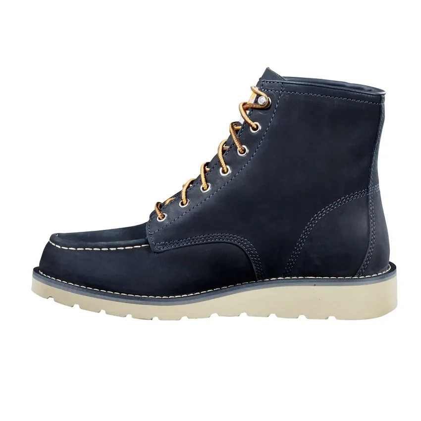 Bota con cuña y puntera Moc de 6"