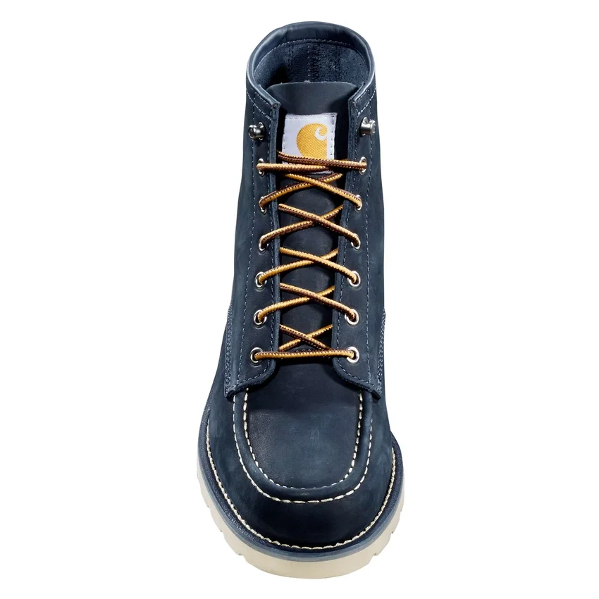 Bota con cuña y puntera Moc de 6"