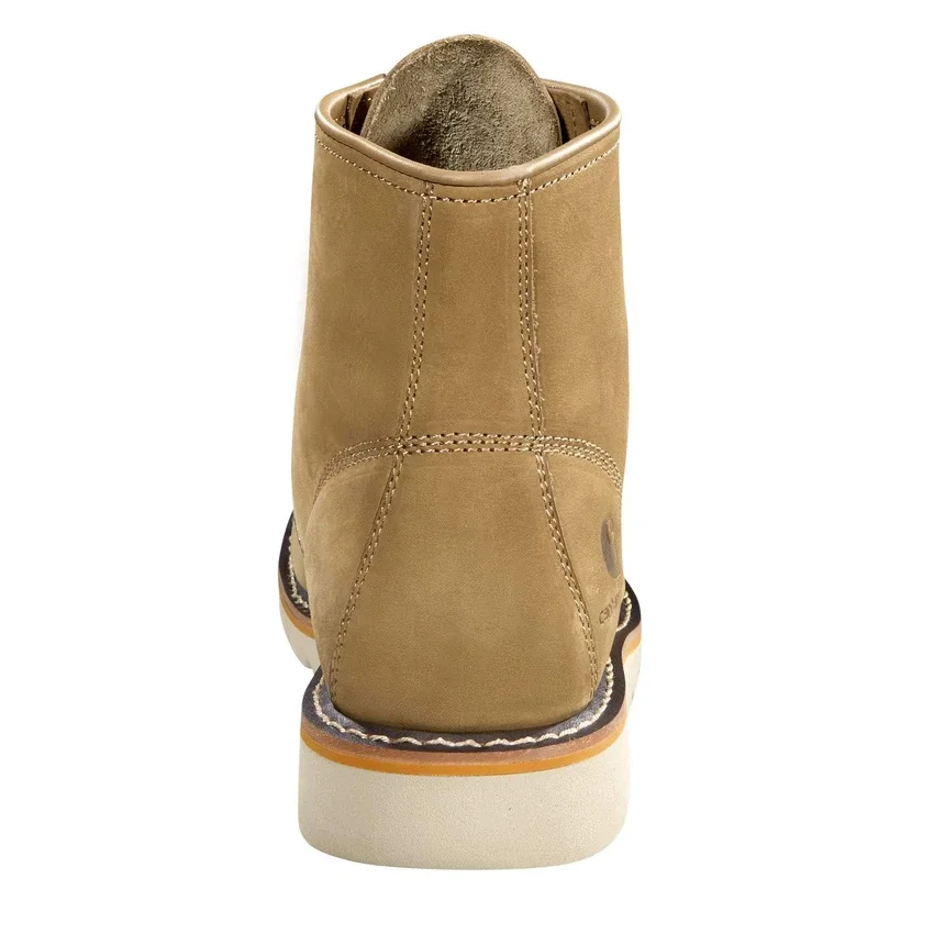 Bota con cuña y puntera Moc de 6"