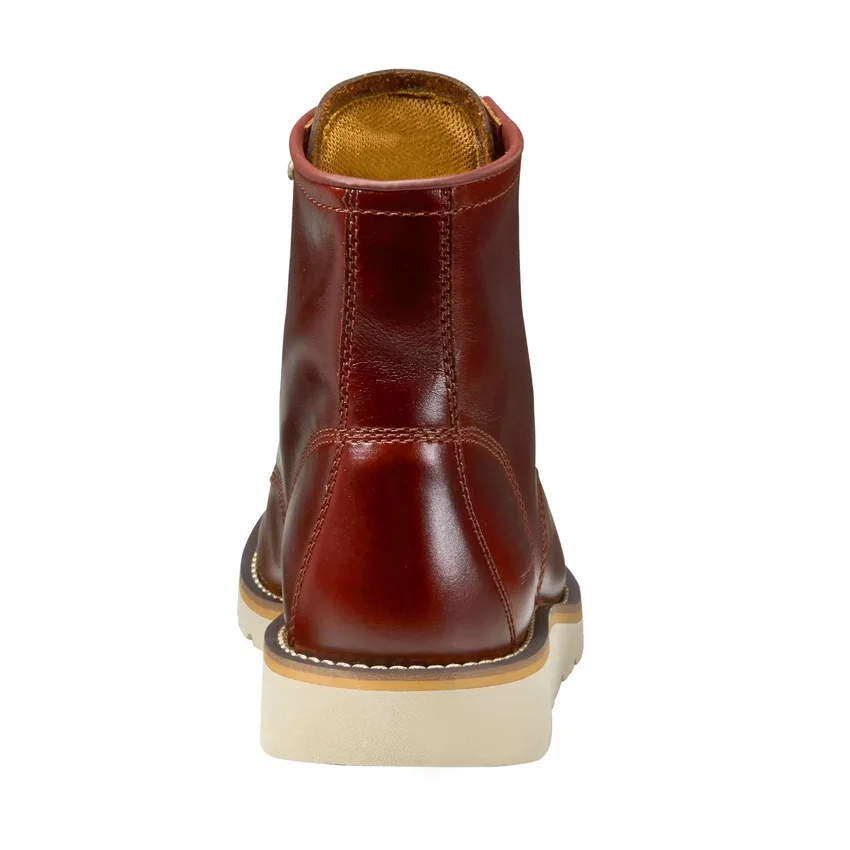 Bota con cuña y puntera Moc de 6"