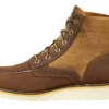 Bota con cuña y puntera Moc de 6"
