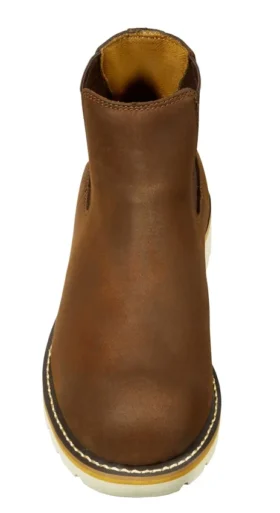 Bota de trabajo Chelsea con puntera de acero y cuña