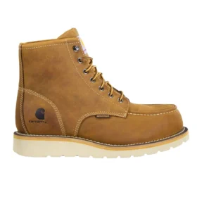 Bota de trabajo impermeable de 6″ con puntera Nano Toe y suela de cuña