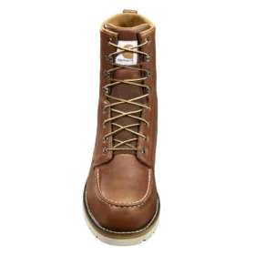 Bota de trabajo impermeable de 8″ con puntera de acero y suela en cuña