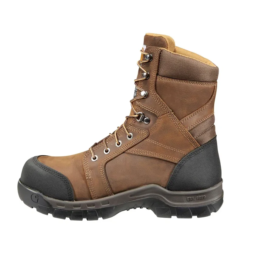 Bota de trabajo Rugged Flex® impermeable y aislante, con puntera compuesta de 8"