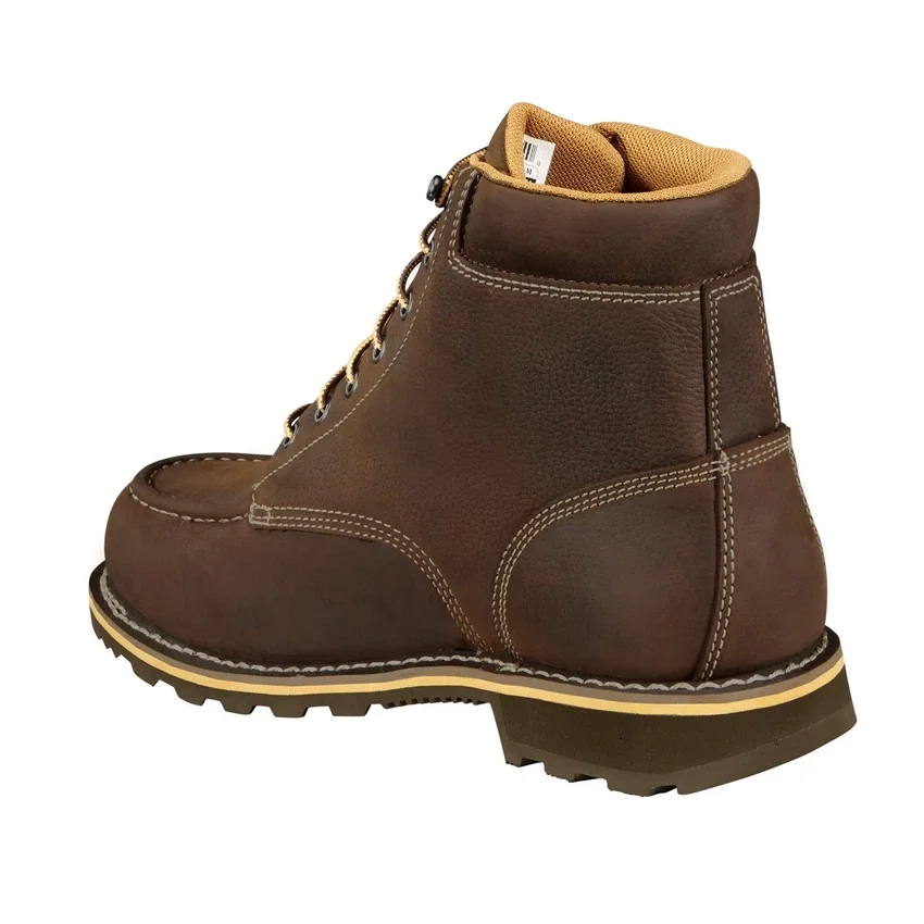 Bota de trabajo tradicional con puntera mocasin, impermeable, de 6"
