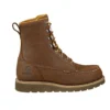 Bota impermeable de 8" con puntera moc y cuña