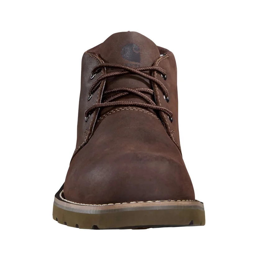 Botas chukka de cuña y puntera lisa