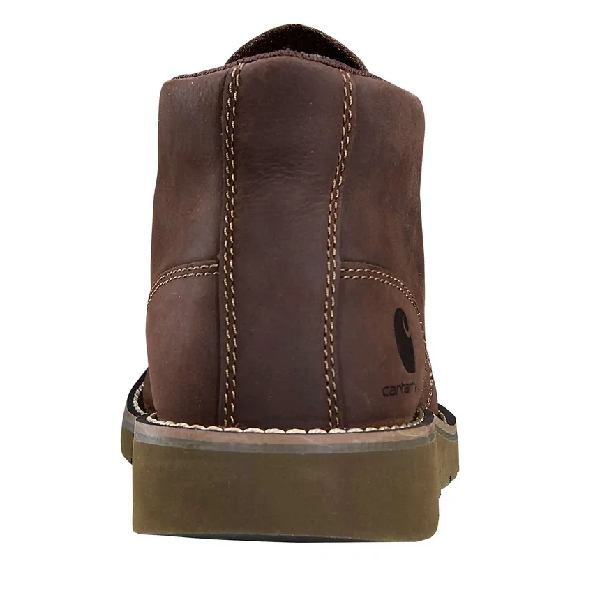 Botas chukka de cuña y puntera lisa