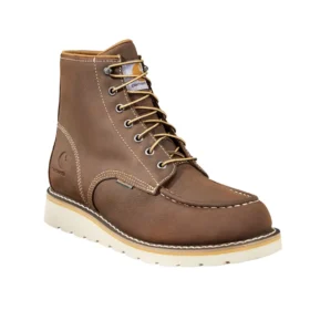 Botas con cuña y puntera de acero impermeables de 6″