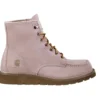 Botas de cuña con puntera mocasin de 6" para mujer