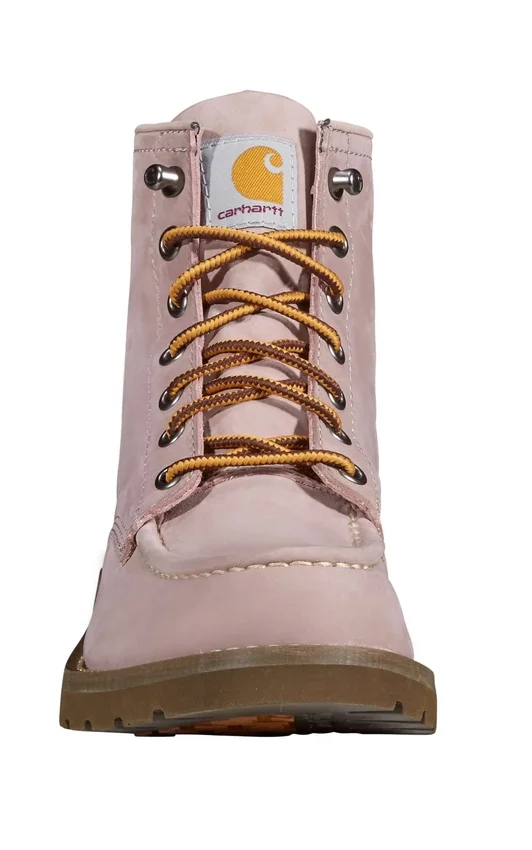 Botas de cuña con puntera mocasin de 6" para mujer