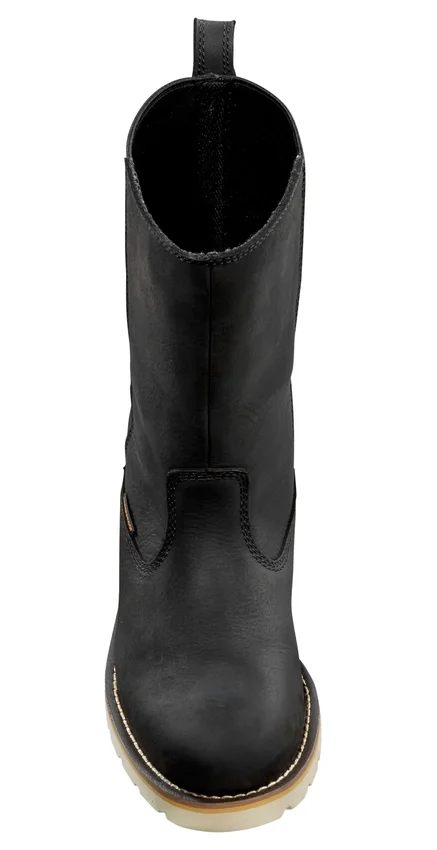 Botas de cuña impermeables de 10" con puntera blanda para mujer