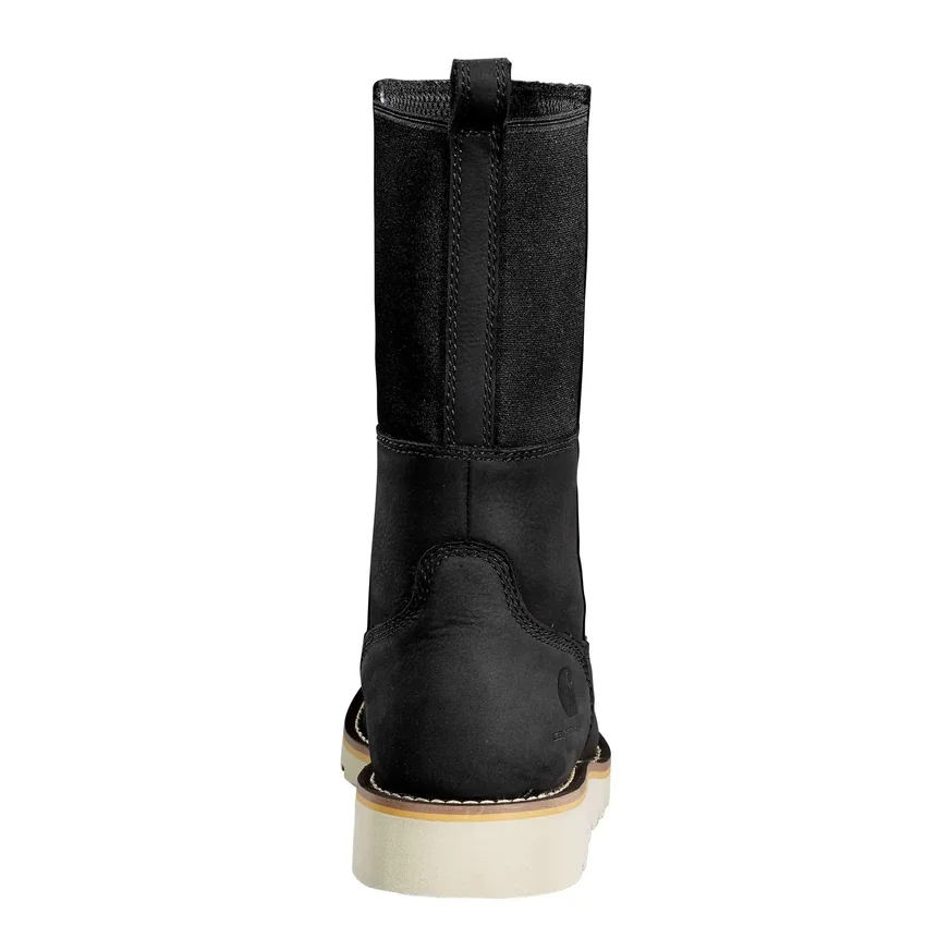 Botas de cuña impermeables de 10" con puntera blanda para mujer