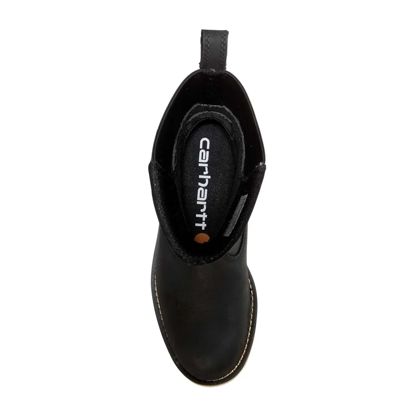 Botas de cuña impermeables de 10" con puntera blanda para mujer