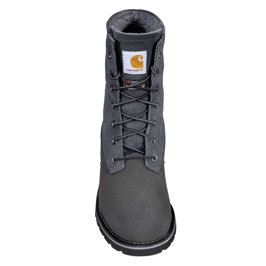 Botas de invierno impermeables y aislantes con cuña abatible de 8" para mujer