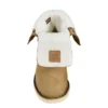 Botas de invierno impermeables y aislantes con cuña abatible de 8" para mujer