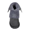 Botas de invierno impermeables y aislantes con cuña abatible de 8" para mujer
