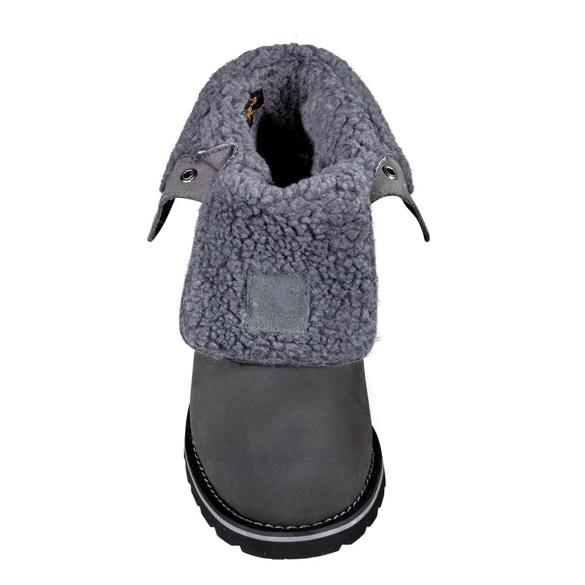 Botas de invierno impermeables y aislantes con cuña abatible de 8" para mujer