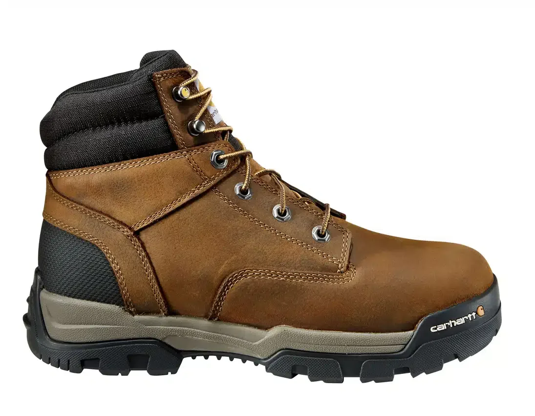 Botas de trabajo Ground Force impermeables de 6" con puntera compuesta