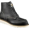 Botas impermeables de cuña con puntera mocasin de 6"