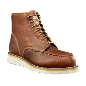 Botas impermeables de cuña con puntera mocasin de 6″
