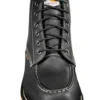 Botas impermeables de cuña con puntera mocasin de 6"