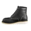 Botas impermeables de cuña con puntera mocasin de 6"