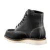 Botas impermeables de cuña con puntera mocasin de 6"