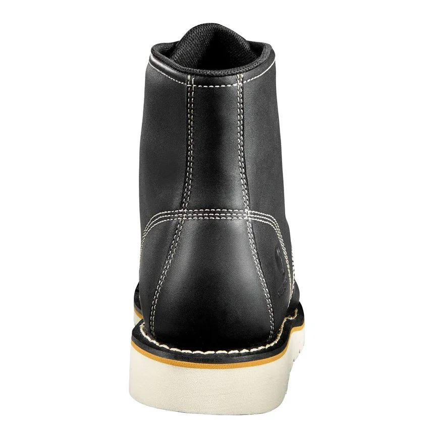 Botas impermeables de cuña con puntera mocasin de 6"