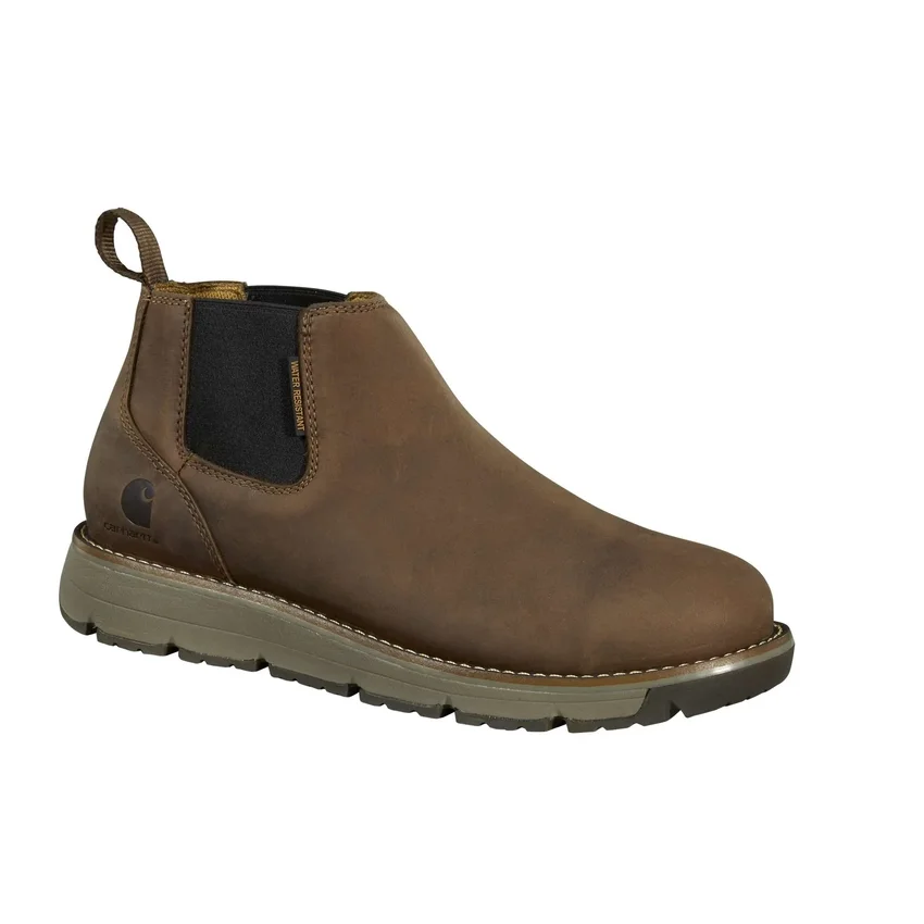 Botas Romeo con cuña de 4" y puntera blanda, resistentes al agua, de Millbrook