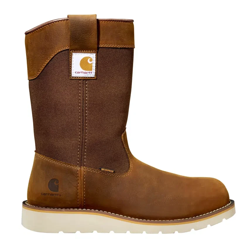 Botas Wellington con cuña de 10" y puntera blanda, impermeables