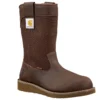 Botas Wellington con cuña, puntera de acero e impermeables de 10"