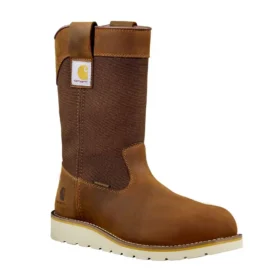 Botas Wellington con cuña, puntera de acero e impermeables de 10″