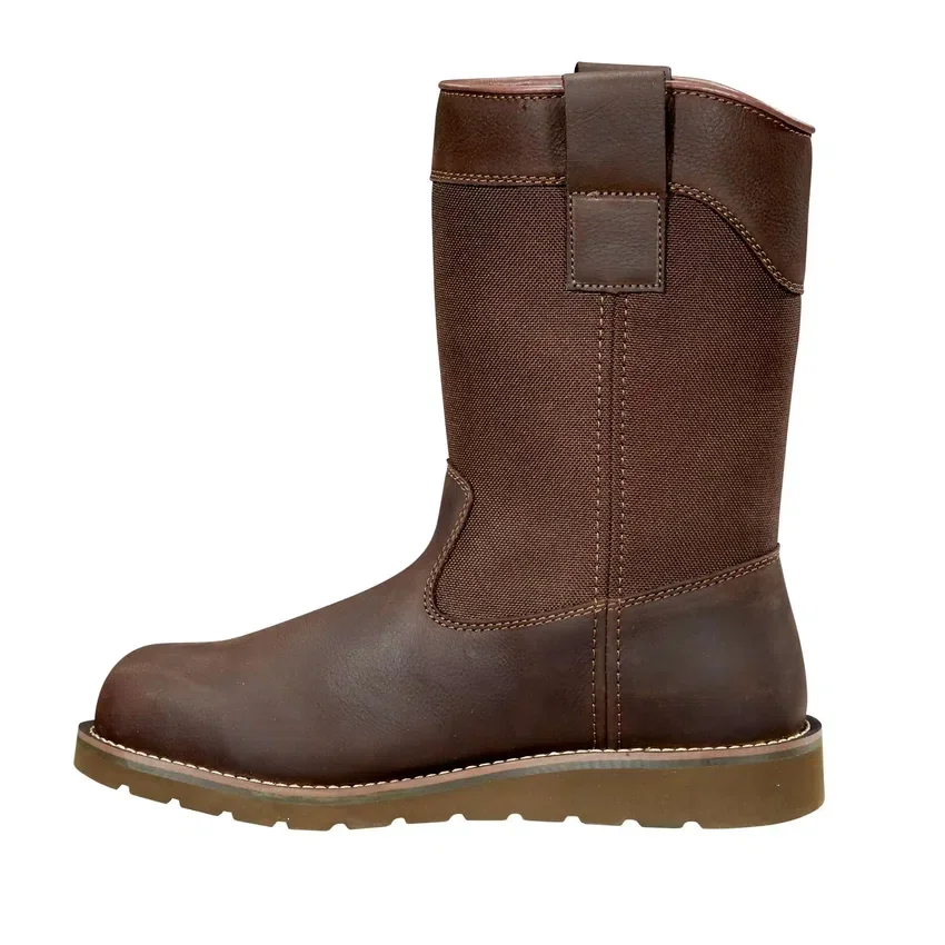 Botas Wellington con cuña, puntera de acero e impermeables de 10"