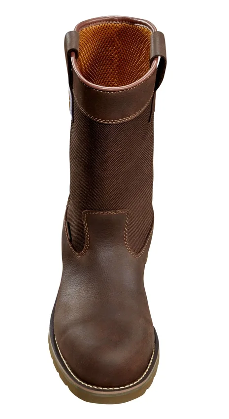 Botas Wellington con cuña, puntera de acero e impermeables de 10"