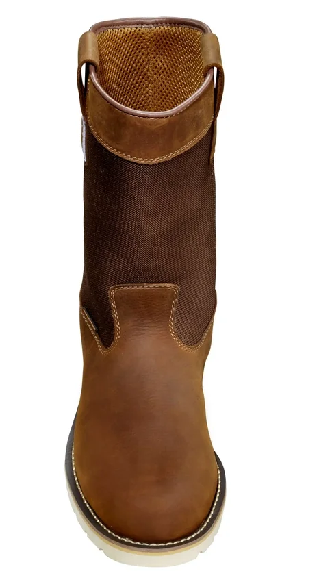 Botas Wellington con cuña, puntera de acero e impermeables de 10"