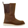 Botas Wellington con cuña, puntera de acero e impermeables de 10" para mujer