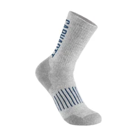 Calcetines de caña media con logotipo, mezcla de lana sintética de peso medio, paquete de 2 pares