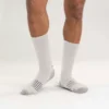 Calcetines de caña media con logotipo, mezcla de lana sintética de peso medio, paquete de 2 pares