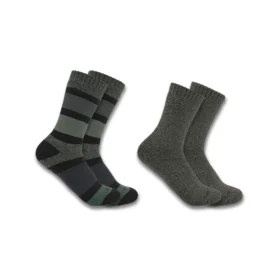 Calcetines de caña media gruesos para mujer, paquete de 2