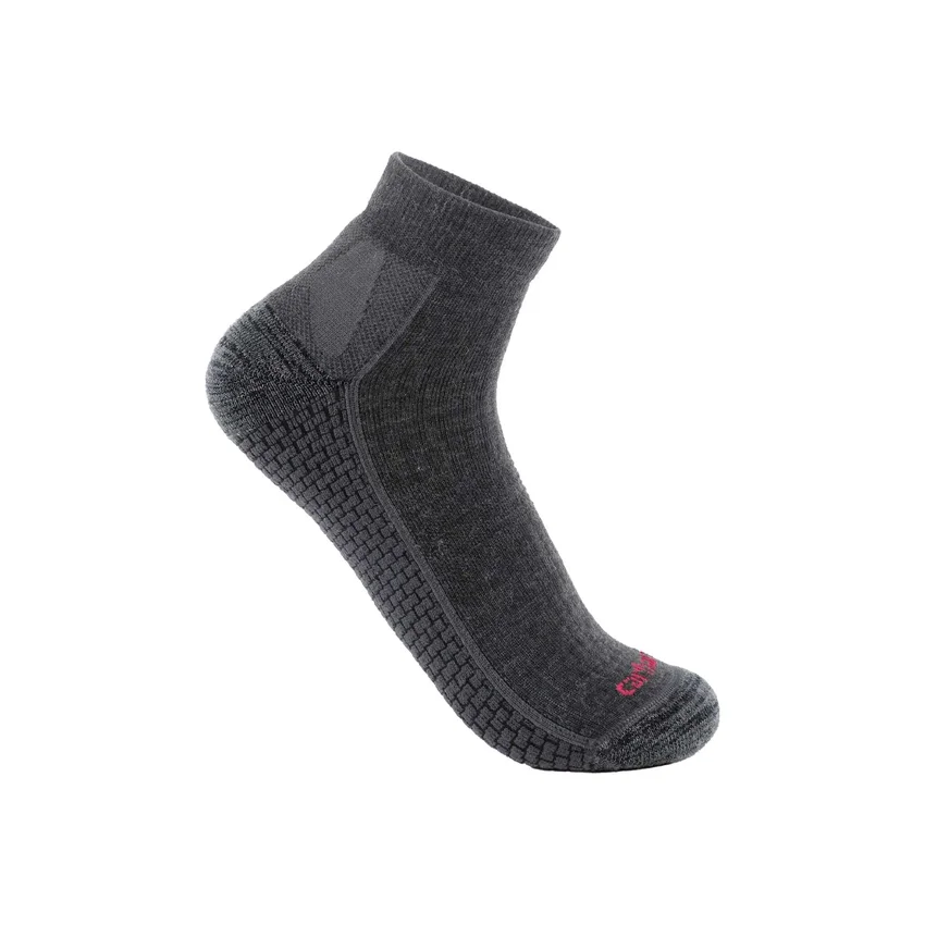 Calcetines de media caña para mujer Carhartt Force® Grid, de mezcla de lana merina de peso medio