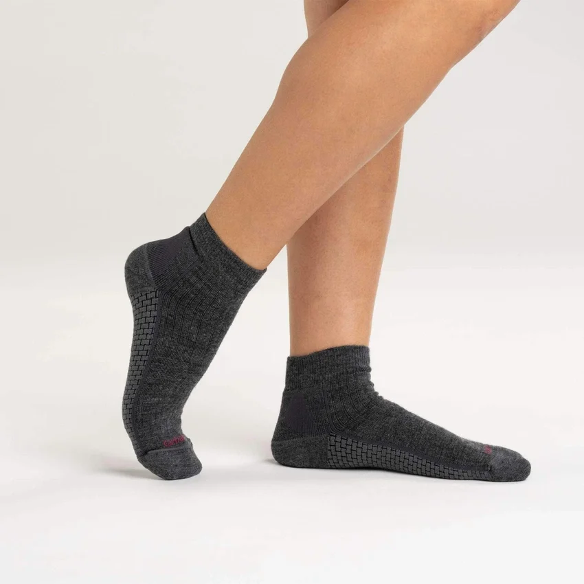Calcetines de media caña para mujer Carhartt Force® Grid, de mezcla de lana merina de peso medio