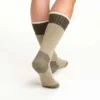 Calcetines gruesos para botas de mezcla de lana sintética para mujer